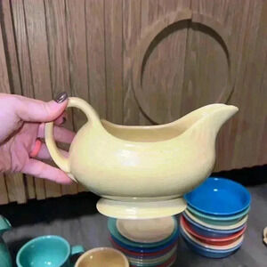 FIESTAWARE SAUCE GRAVY DISH SAUCE BOAT